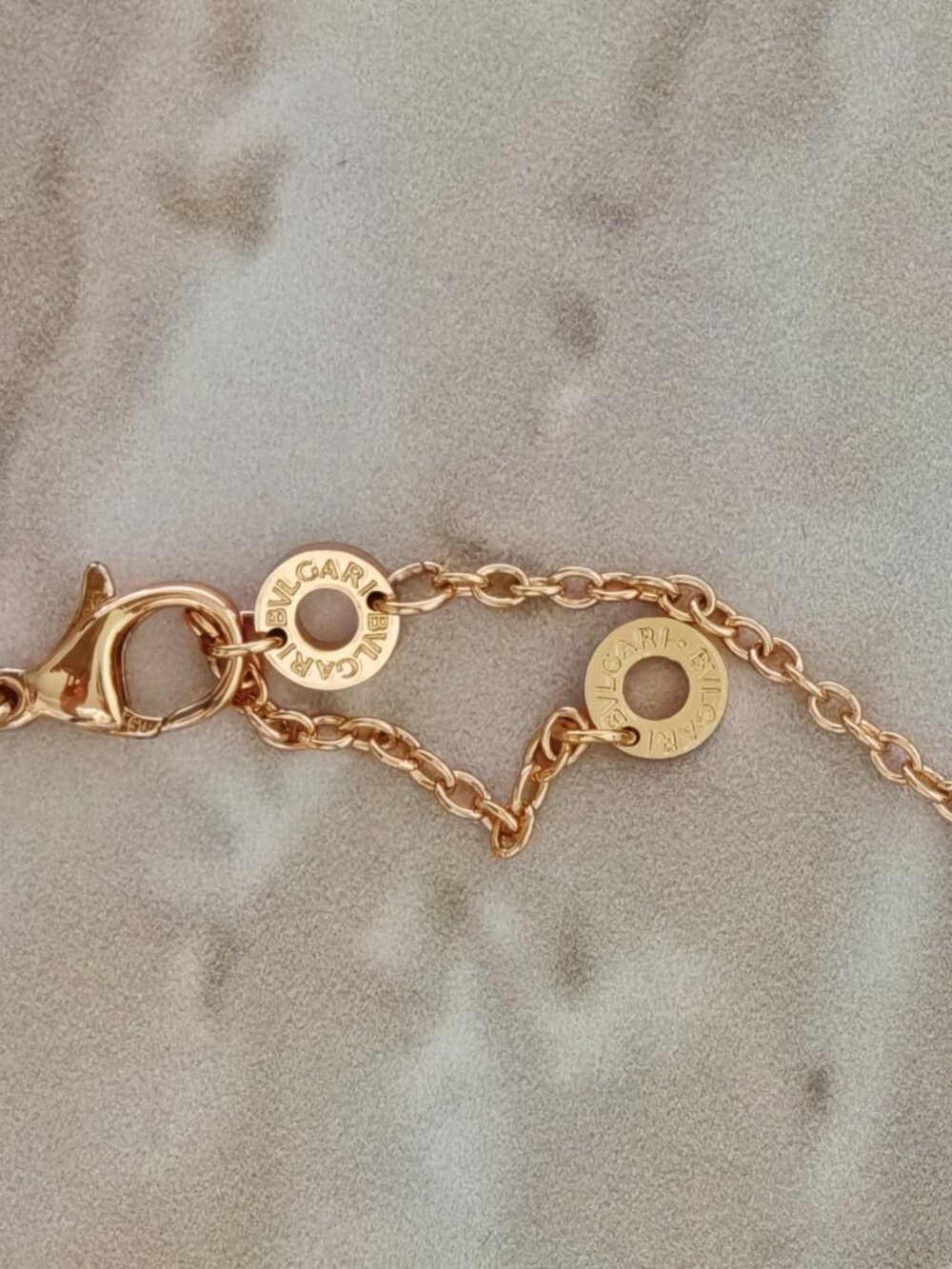 Bvlgari B.zero1 Classic Black Ceramic Rose Gold Chain Necklace Original Box Incl - Picture 5 of 8